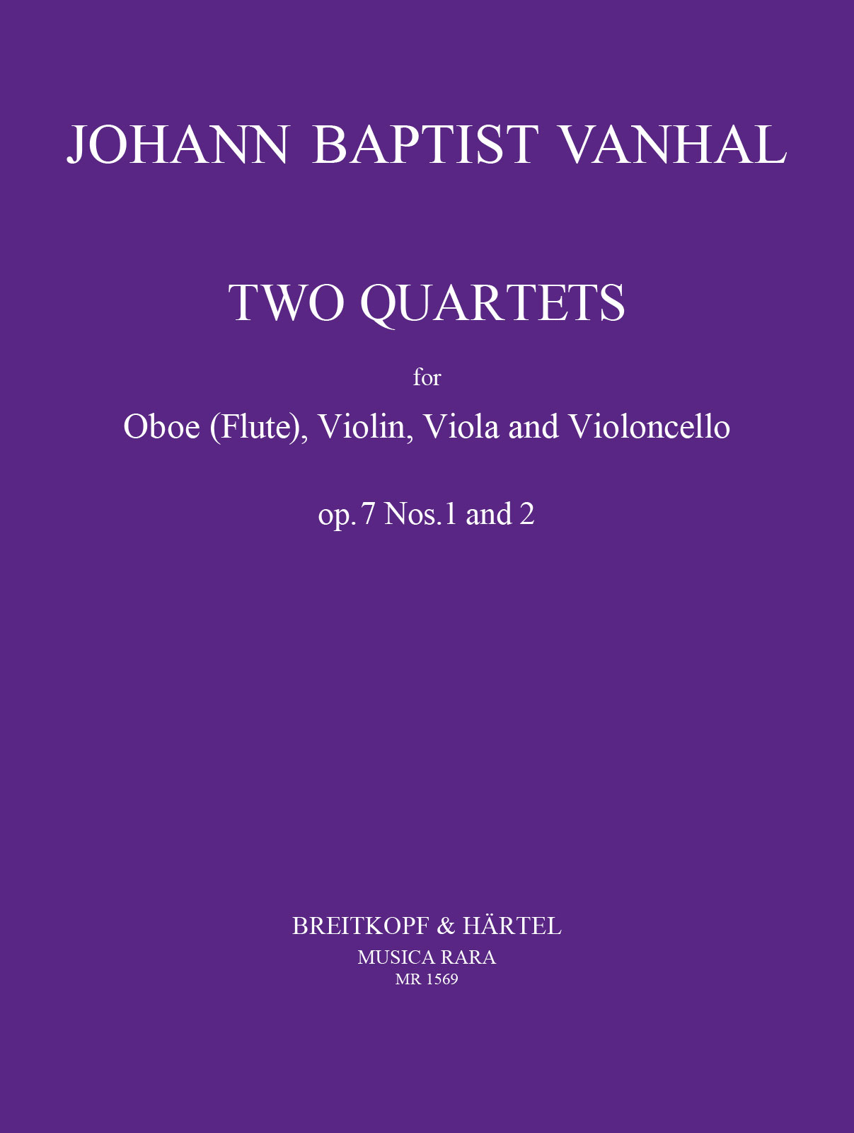 6 Quartets Op. 7