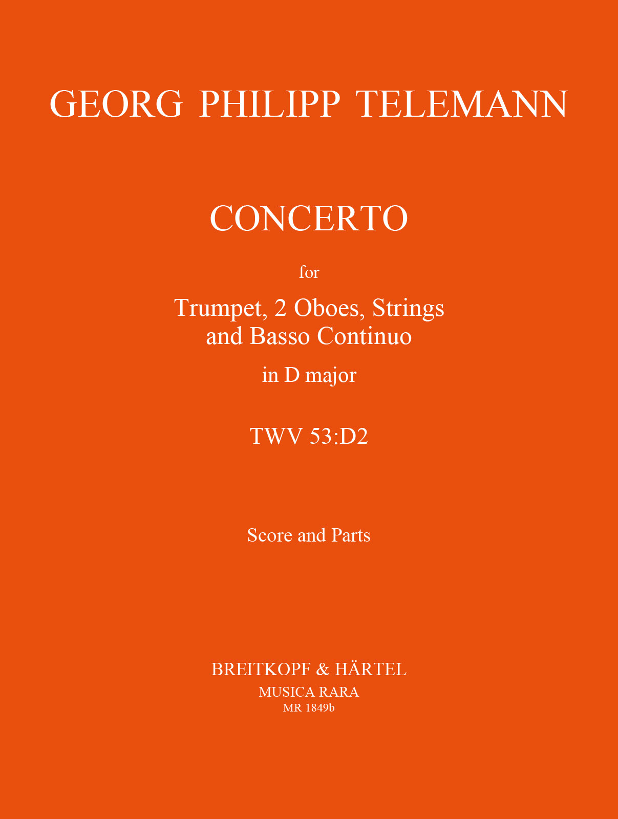 Concerto in D major TWV 53:D2