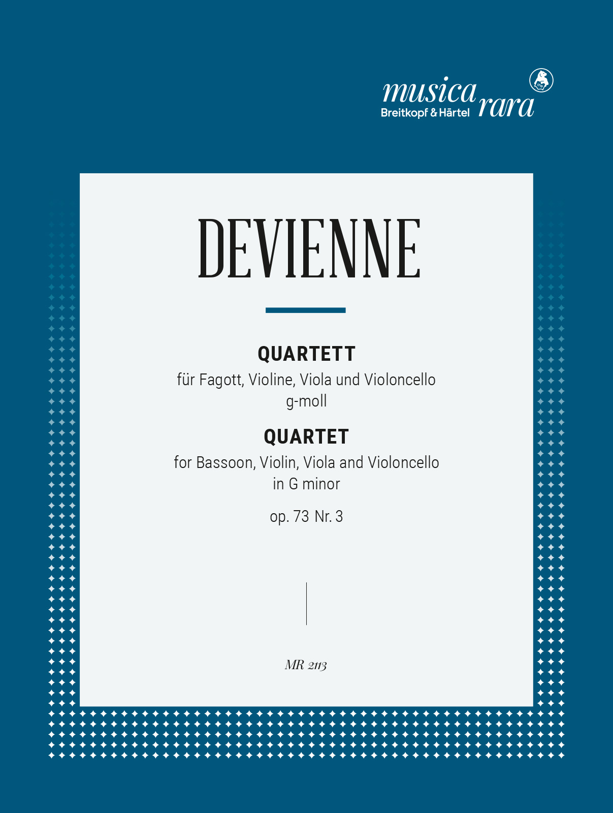 3 Quartets Op. 73