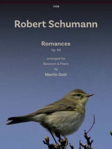 3 Romances Op. 94 arr. Bassoon and Piano